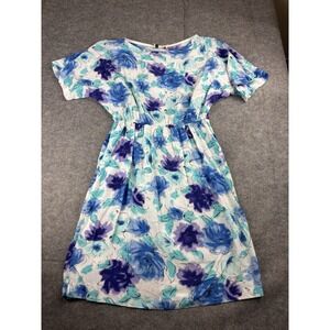 VTg Pellini Von Bramlett Women's 14P Blouson Knee Length Floral 90s Retro Preppy
